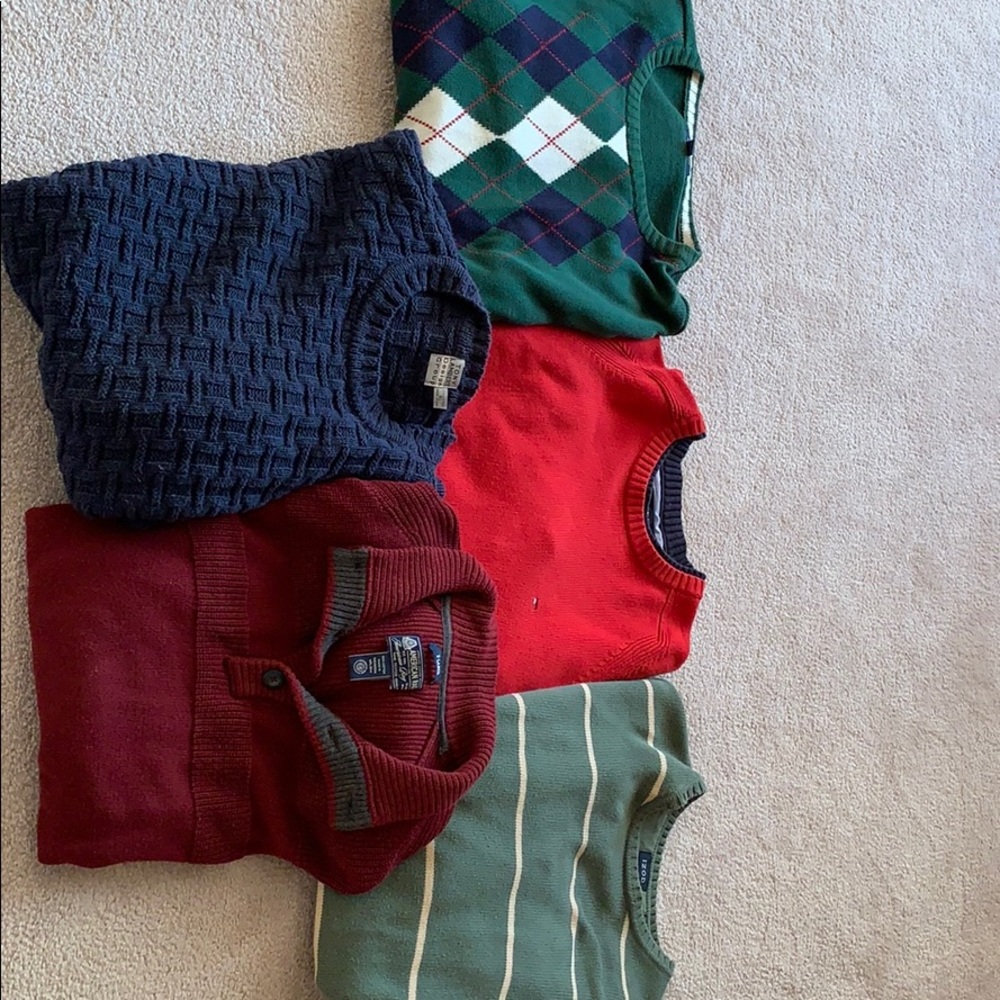 5 men’s sweaters